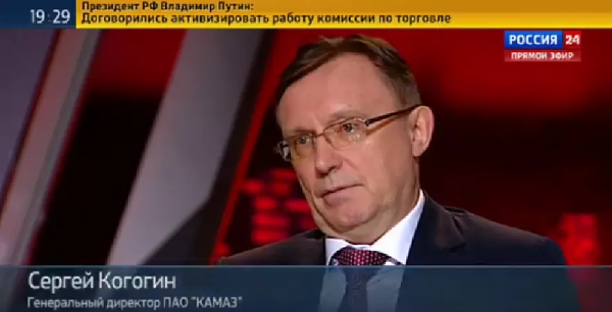 Гендиректор «КАМАЗа» дал интервью телеканалу «Россия 24»